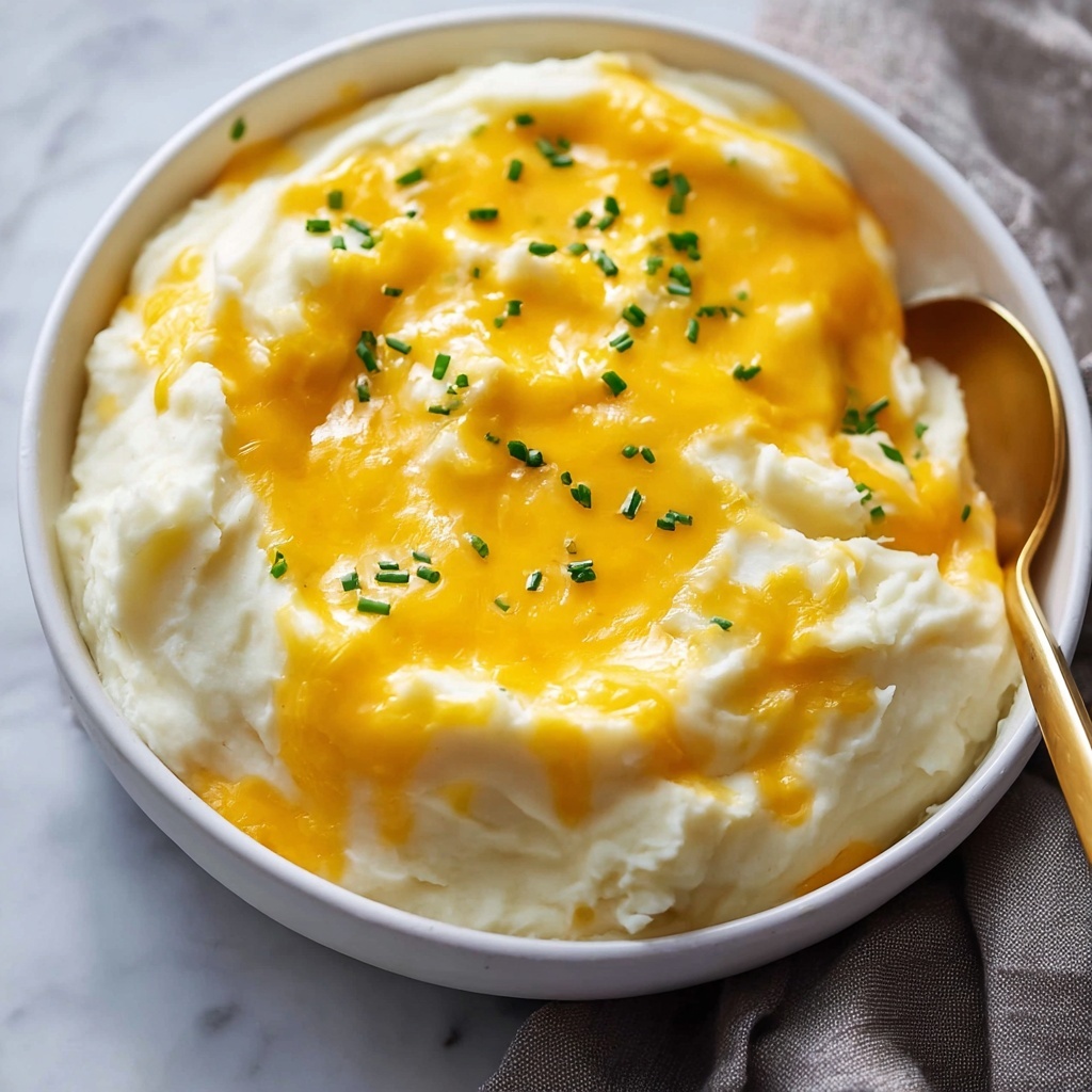 Baked Cheesy Mashed Potatoes Recipe - Recipe Image