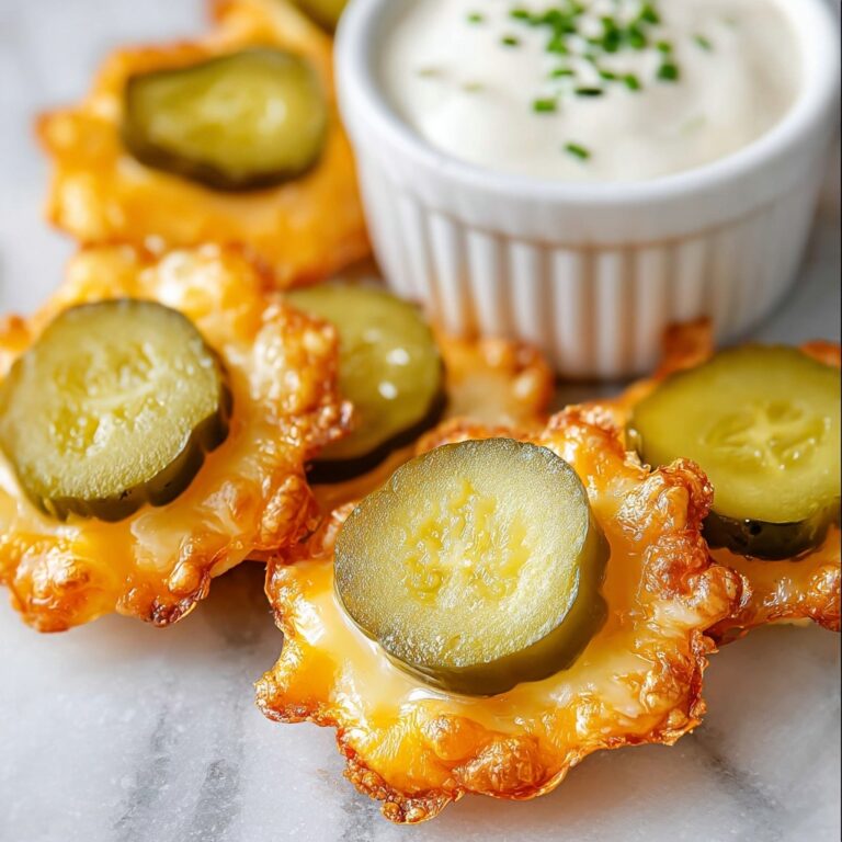 Cheesy Pickle Chips Recipe