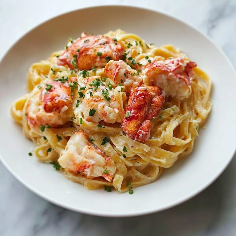 Lobster Pasta with Cream Sauce Recipe