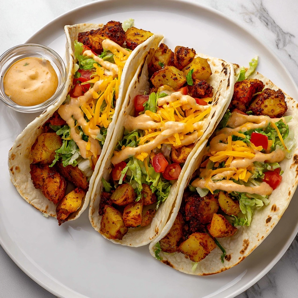 Spicy Potato Soft Tacos Recipe - Recipe Image