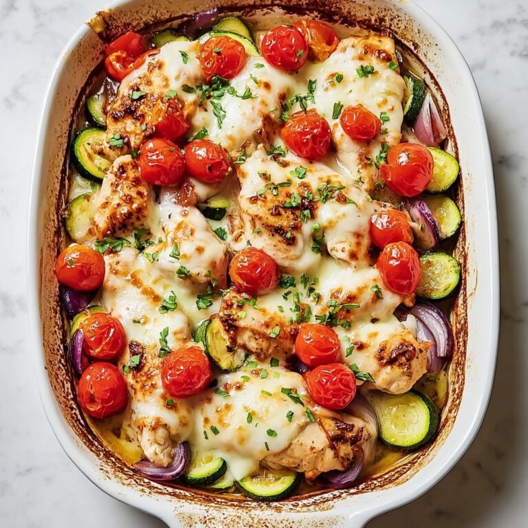 Mediterranean Chicken Zucchini Bake Recipe