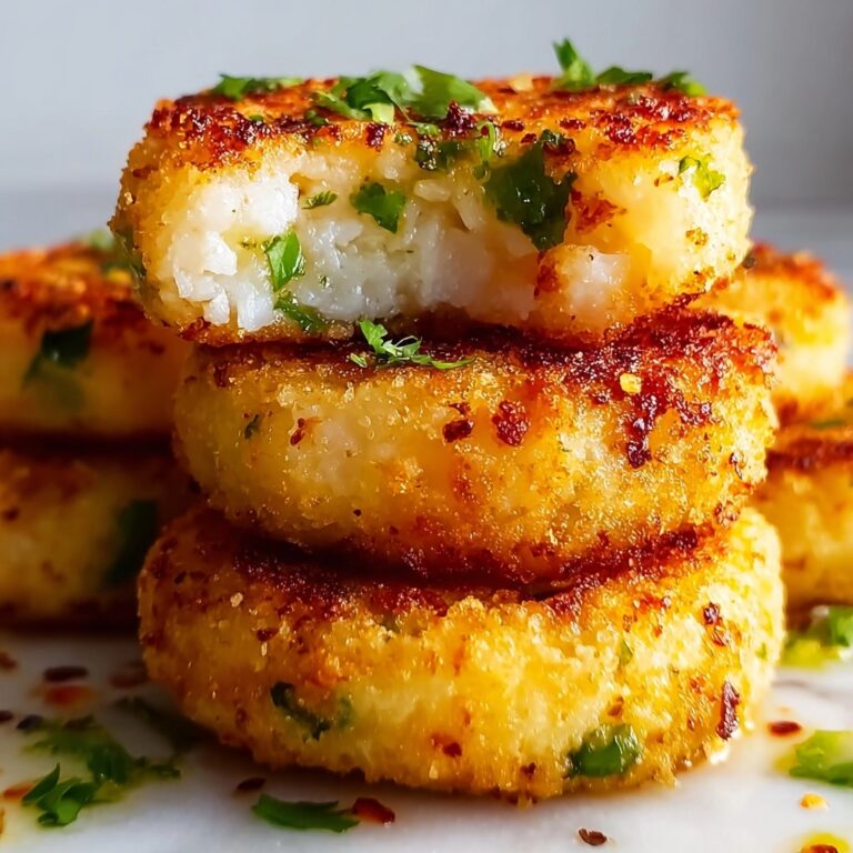 Crispy Shrimp Cakes with Lemon Wedges Recipe