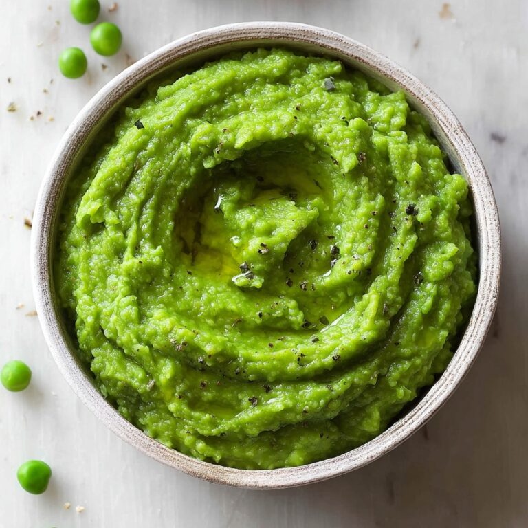 Creamy Mashed Peas with Fresh Mint and Green Onions Recipe