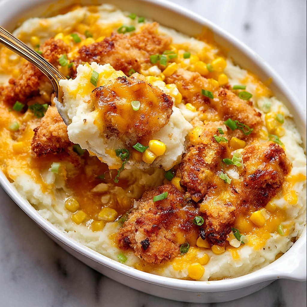 KFC Chicken Bowl Casserole Recipe - Recipe Image