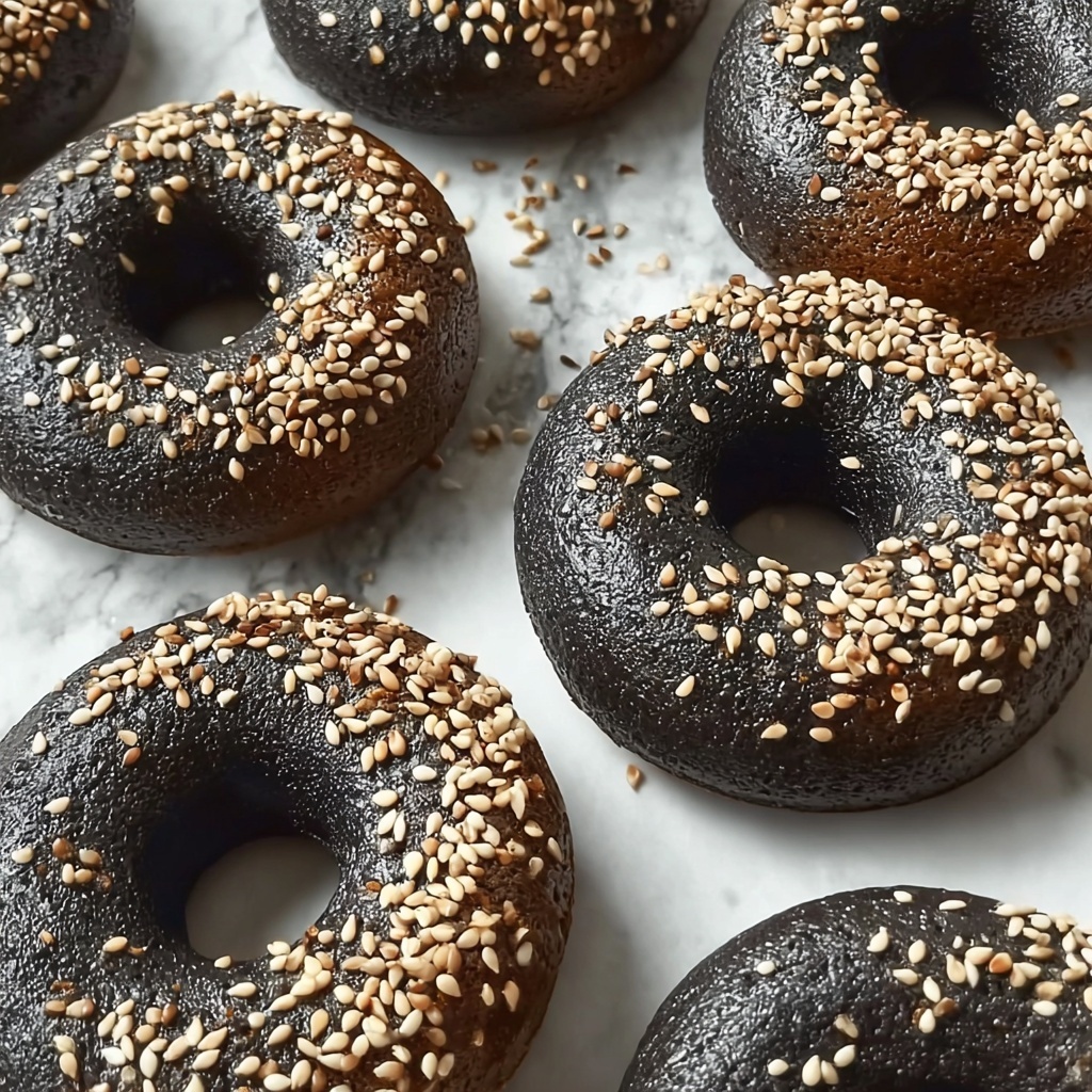 Black Russian Bagels with Coffee and Cocoa Recipe - Recipe Image