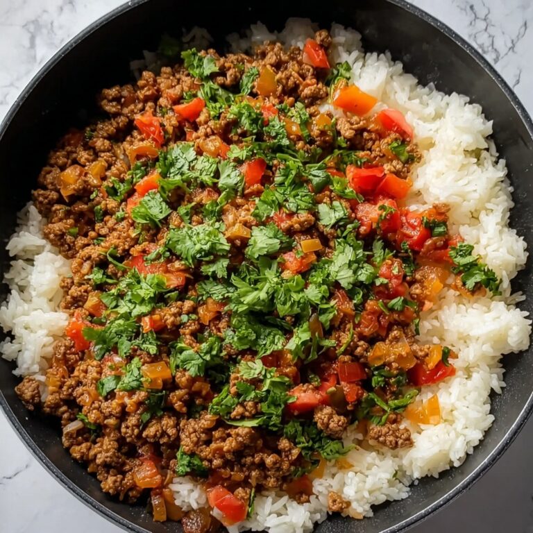 Ground Beef and Rice Skillet Recipe