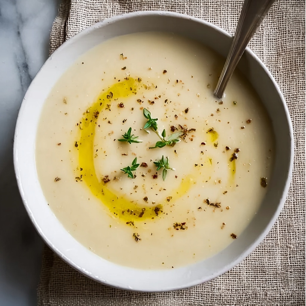 Julia Child's Creamy Potato Leek Soup Bliss Recipe - Recipe Image