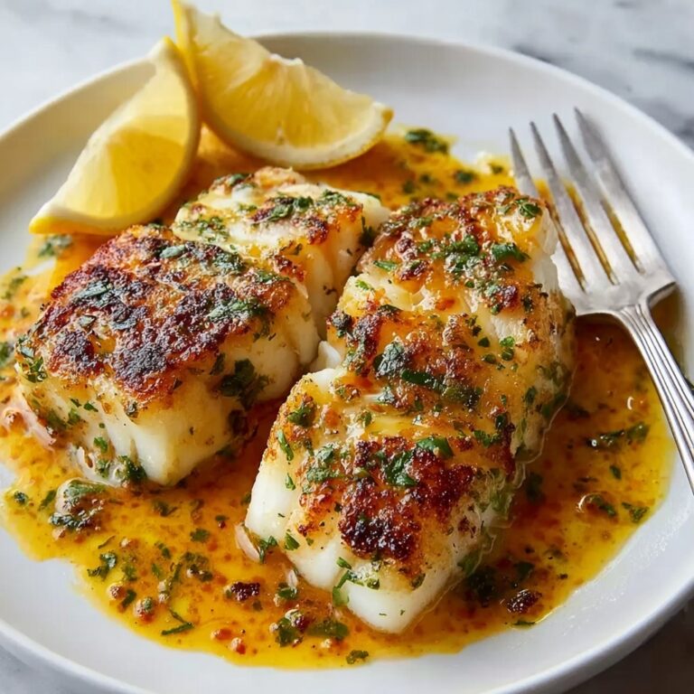 Lemon Butter Baked Cod Recipe