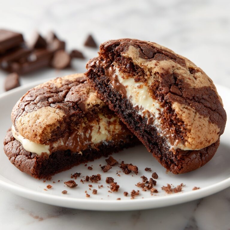 Peanut Butter Brownie Swirl Cookies Recipe