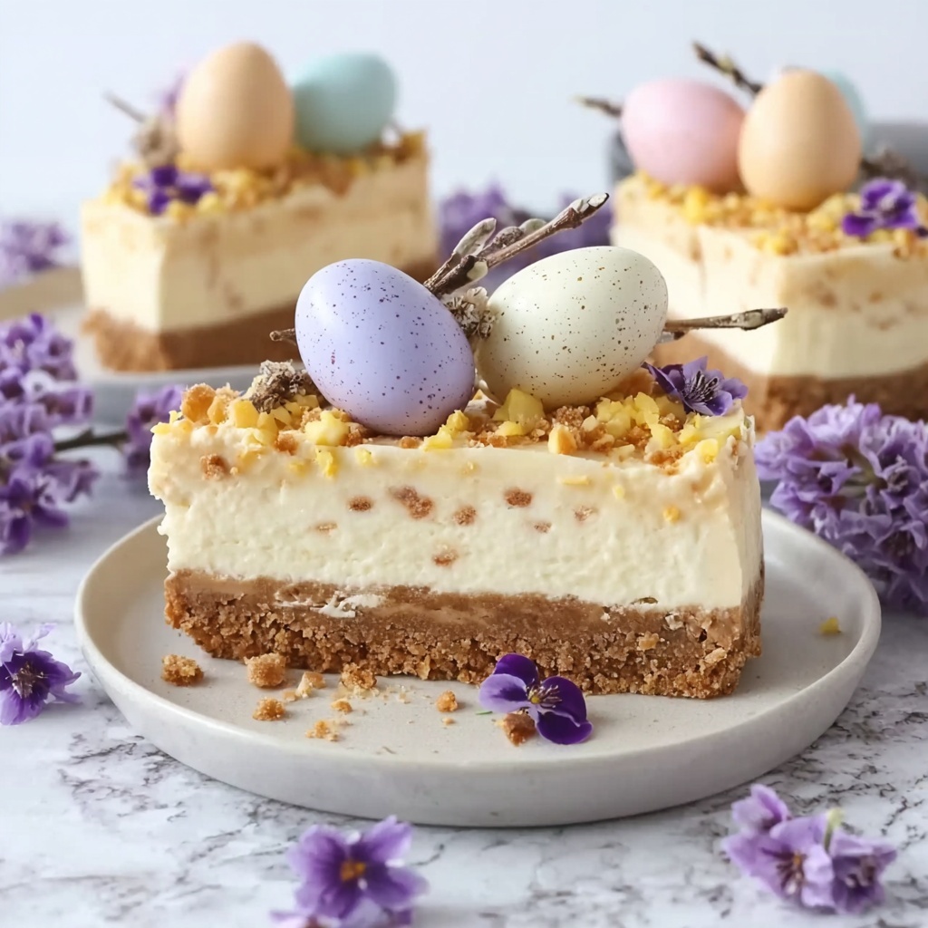 Easter Egg Cheesecake Recipe - Recipe Image