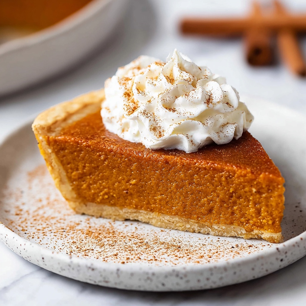 Crustless Pumpkin Pie Recipe - Recipe Image