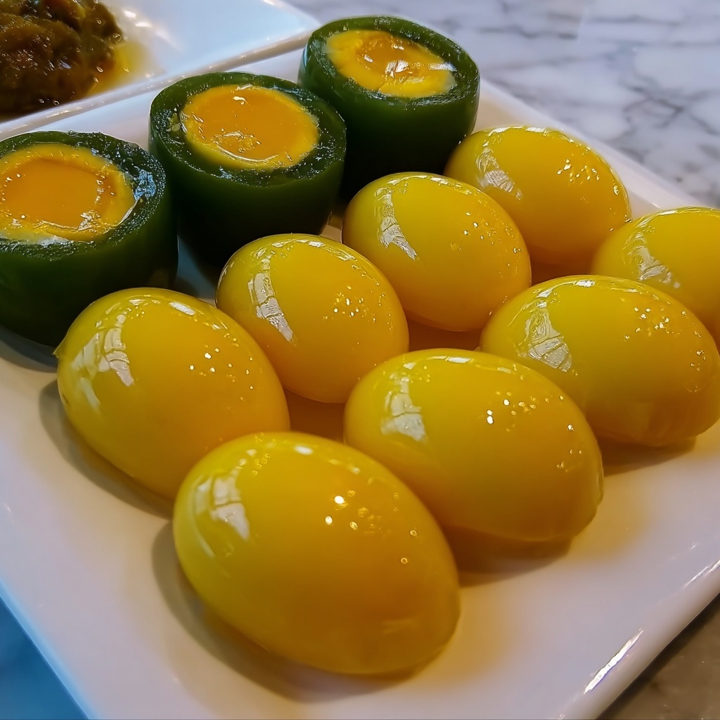 Cowboy Candy Pickled Eggs: Sweet, Spicy Snack Bliss Recipe - Recipe Image