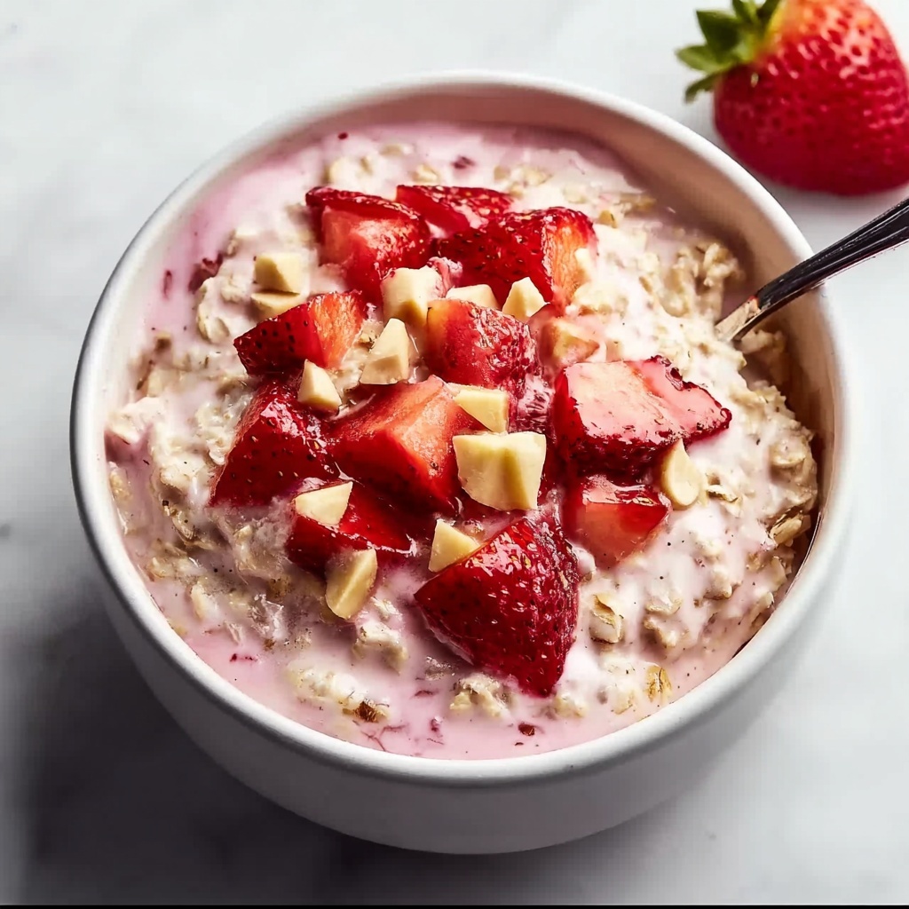 Strawberry Rhubarb Oatmeal Recipe - Recipe Image