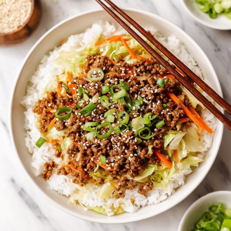 Easy Asian Ground Beef and Cabbage Stir Fry Recipe