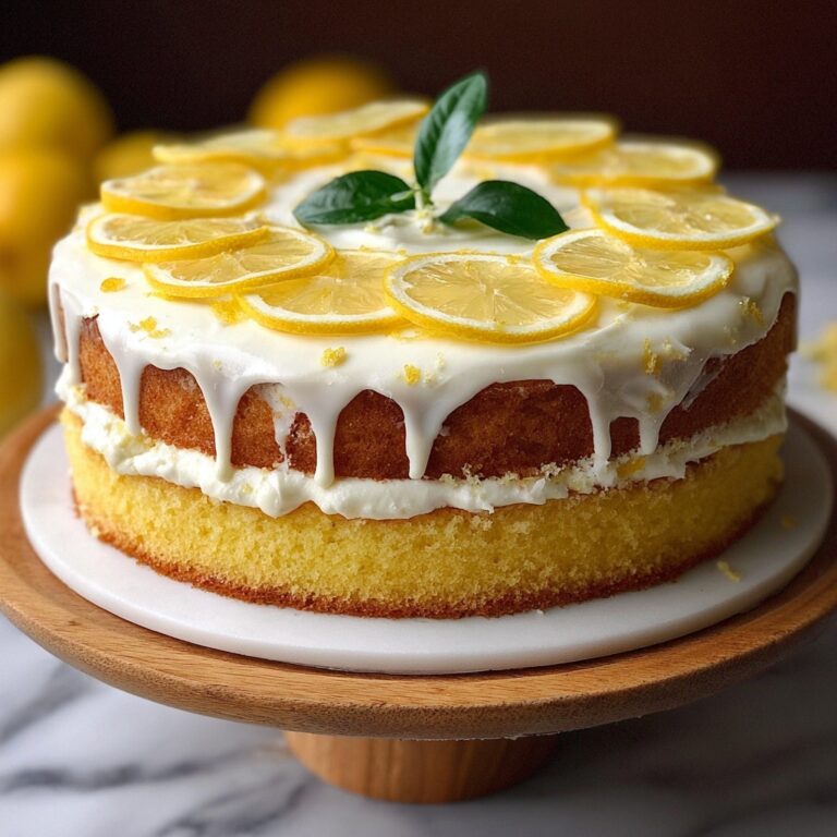Limoncello Cake with Mascarpone Frosting Recipe