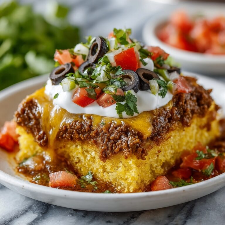 Cornbread Taco Bake: A Savory Casserole Delight! Recipe
