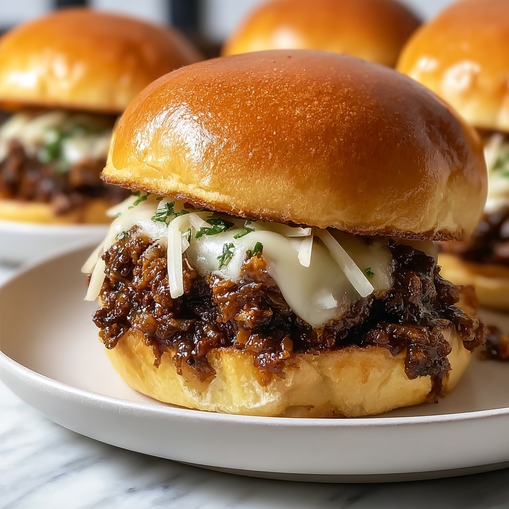 Irresistible French Onion Beef Sloppy Joes Recipe - Recipe Image