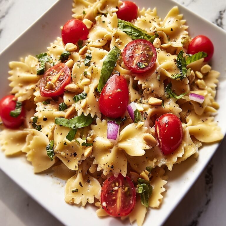 Bruschetta Pasta Salad Recipe