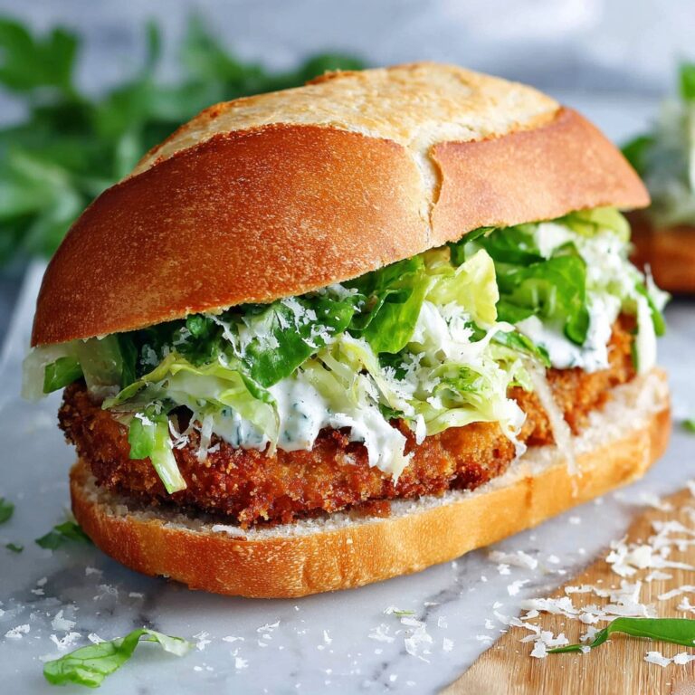 Crispy Chicken Caesar Sandwich Recipe