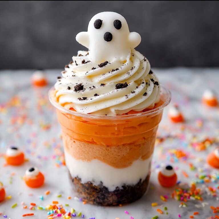 No-Bake Halloween Cheesecake Cups Recipe