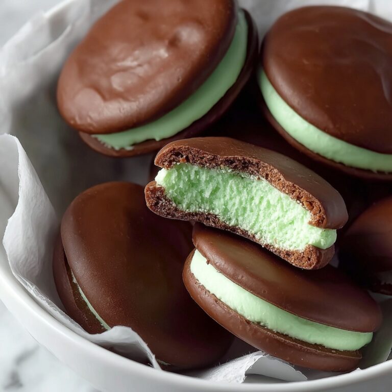 Mint Sandwich Cookies with Chocolate Coating Recipe