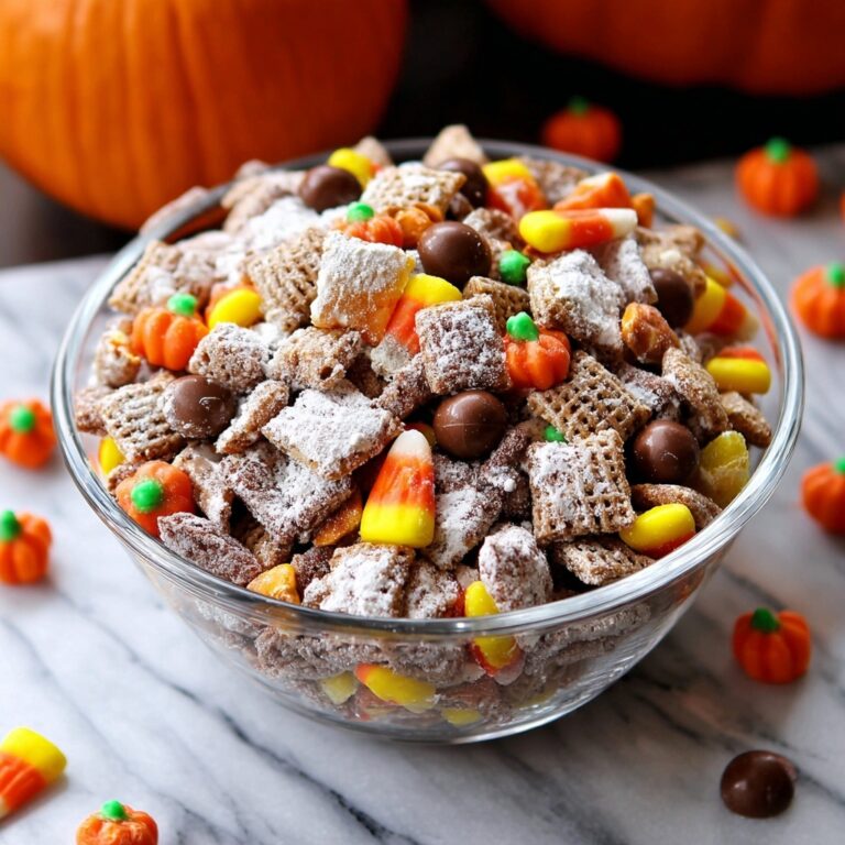 Halloween Muddy Buddies Recipe