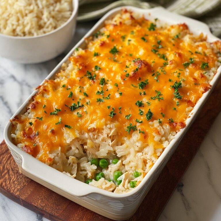 Cheesy Chicken and Rice Casserole Recipe