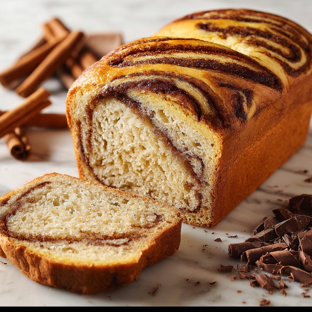 Classic Cinnamon Swirl Banana Bread Recipe - Recipe Image