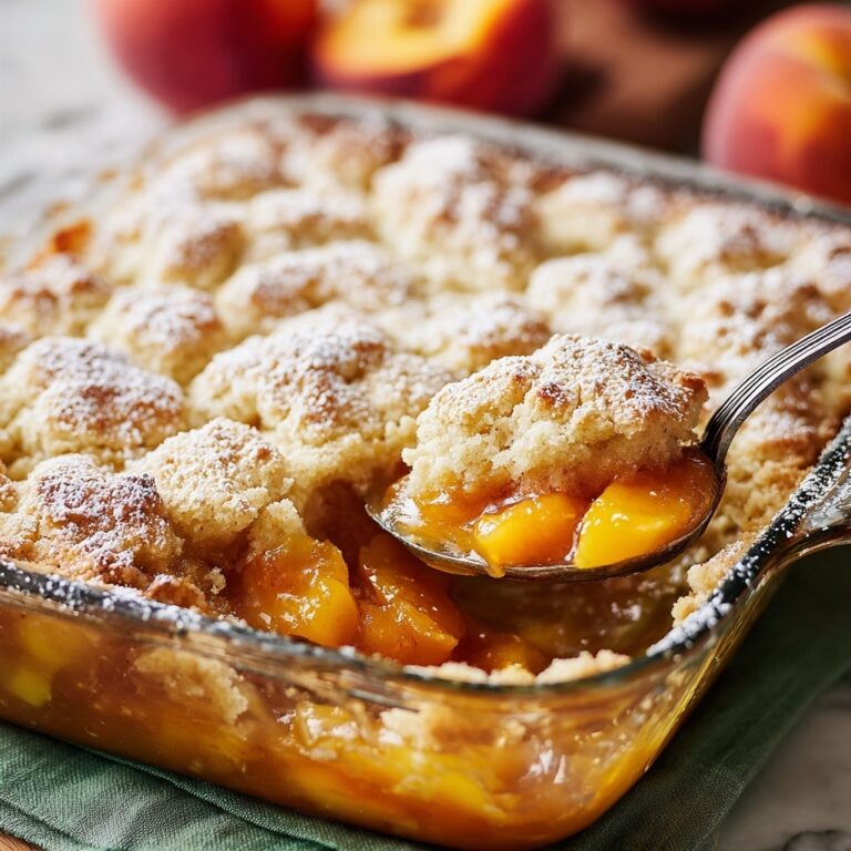 Fresh Peach Cobbler Recipe