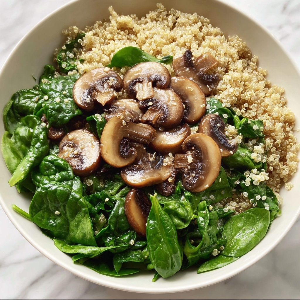 Mushroom Spinach Quinoa: 7 Nutritious Reasons to Indulge Recipe - Recipe Image