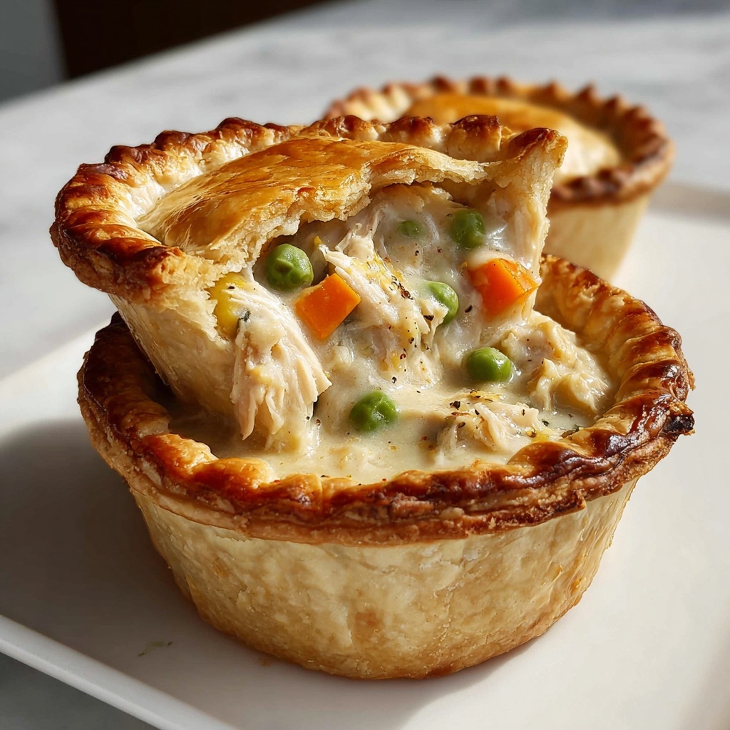 Easy Mini Chicken Pot Pies: 5 Steps to Delicious Comfort Recipe - Recipe Image