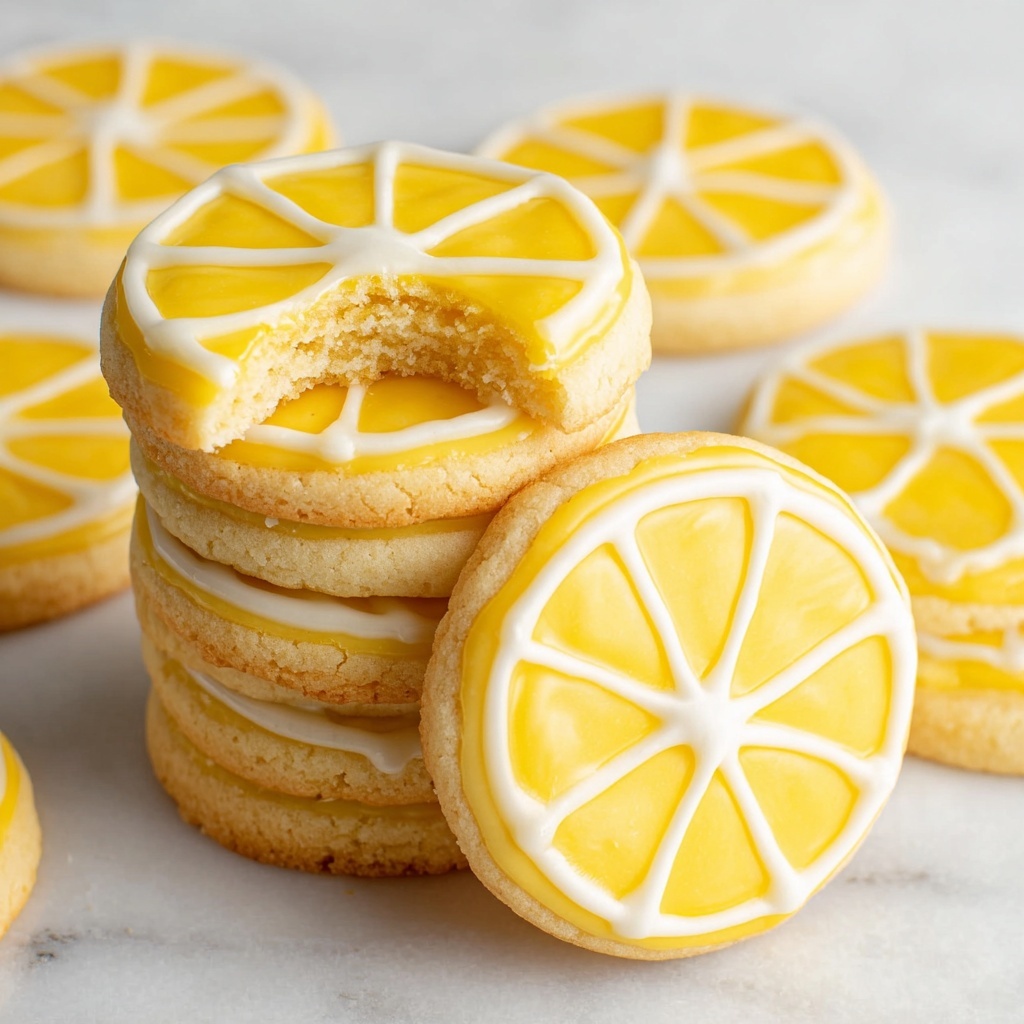 Iced Vegan Lemon Soft Sugar Cookies Recipe - Recipe Image
