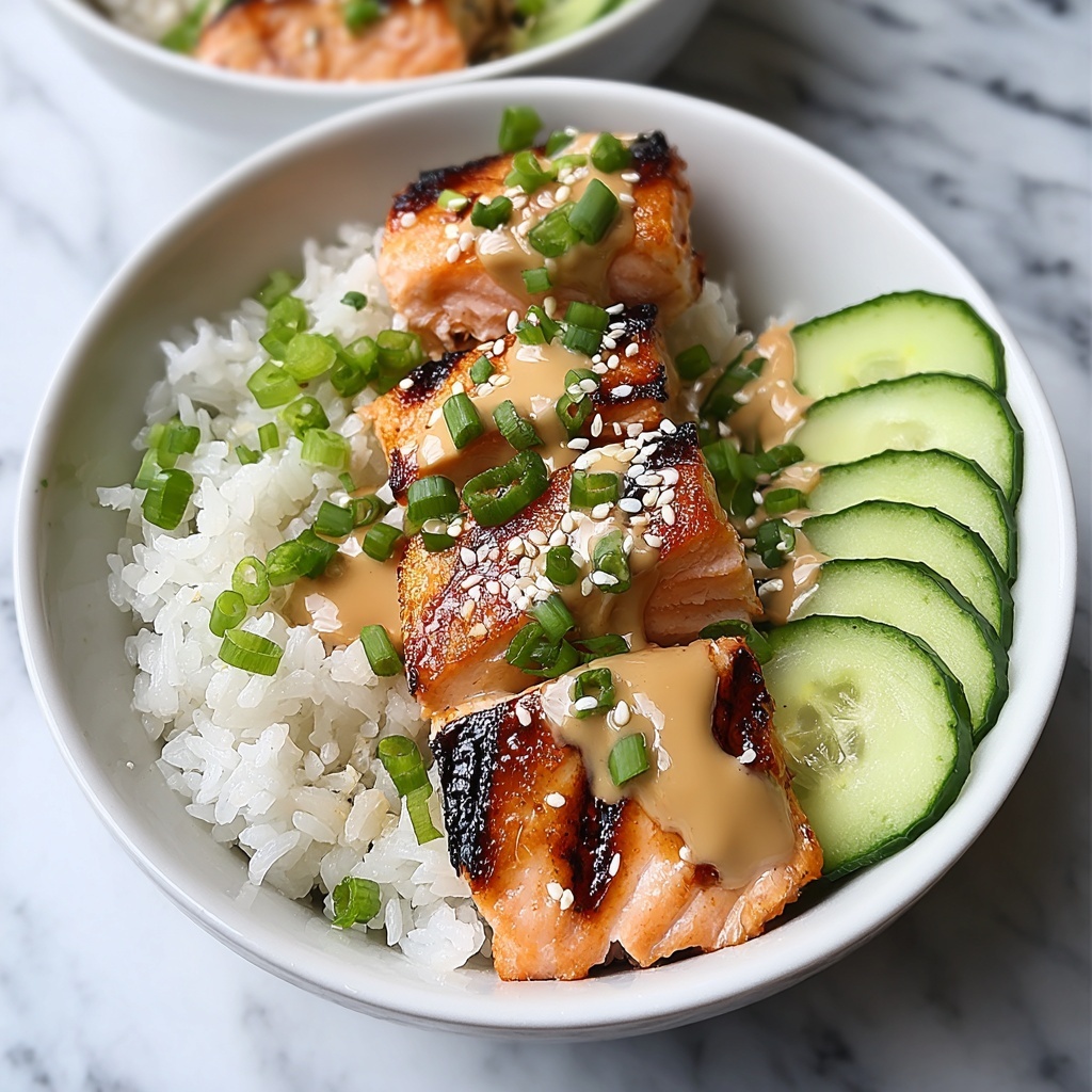 Spicy Salmon Rice Bowl Recipe - Recipe Image