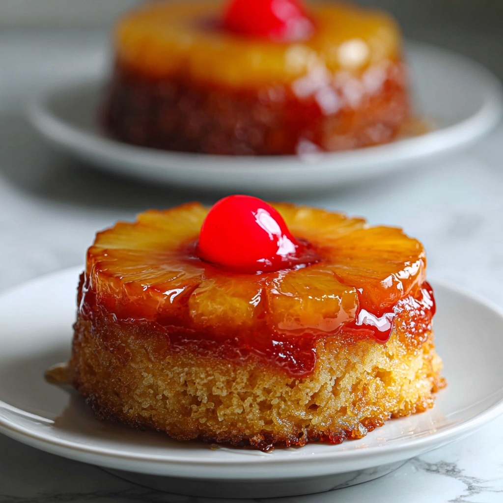 Mini Pineapple Upside Down Cake Recipe - Recipe Image