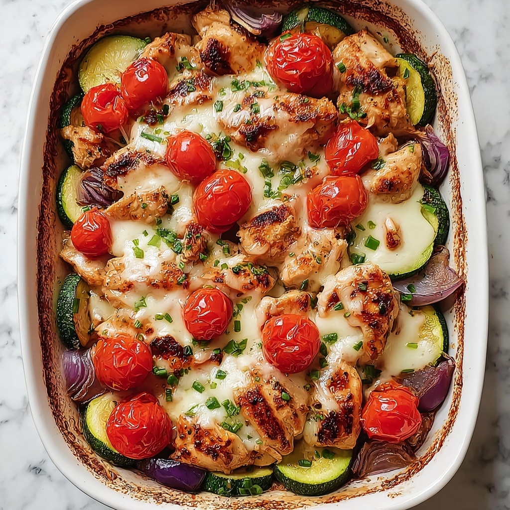 Mediterranean Chicken Zucchini Bake Recipe - Recipe Image