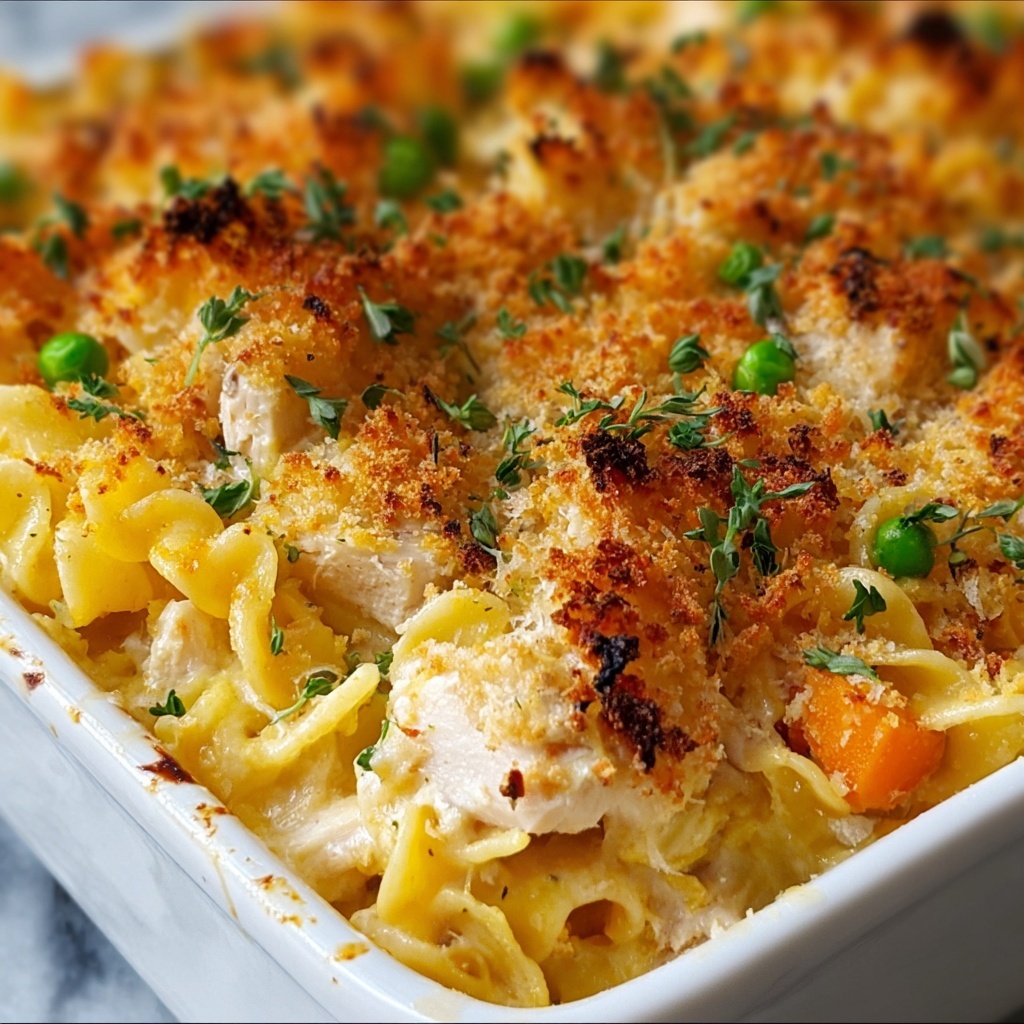 Chicken Noodle Casserole Recipe - Recipe Image
