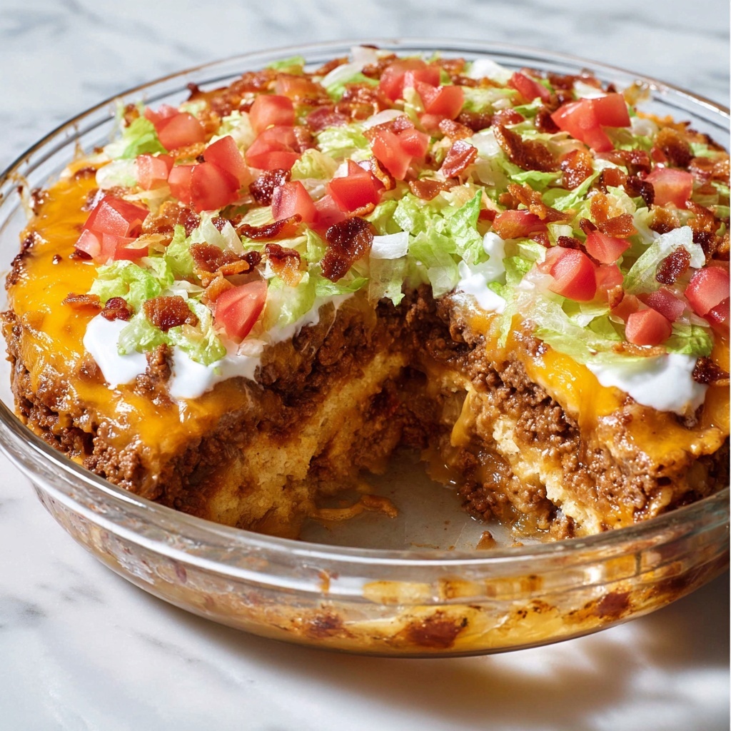 Cheeseburger Pie Recipe - Recipe Image