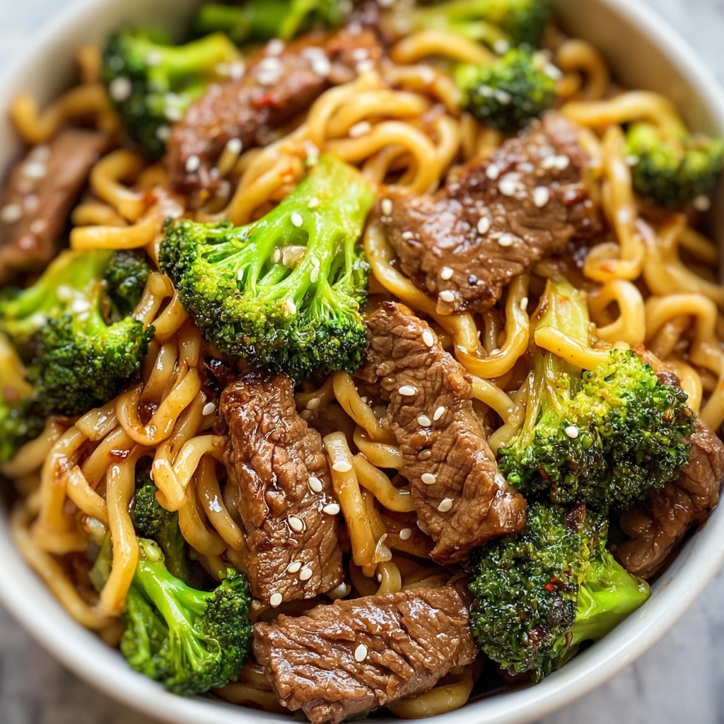 Beef and Broccoli Ramen Stir Fry Recipe - Recipe Image