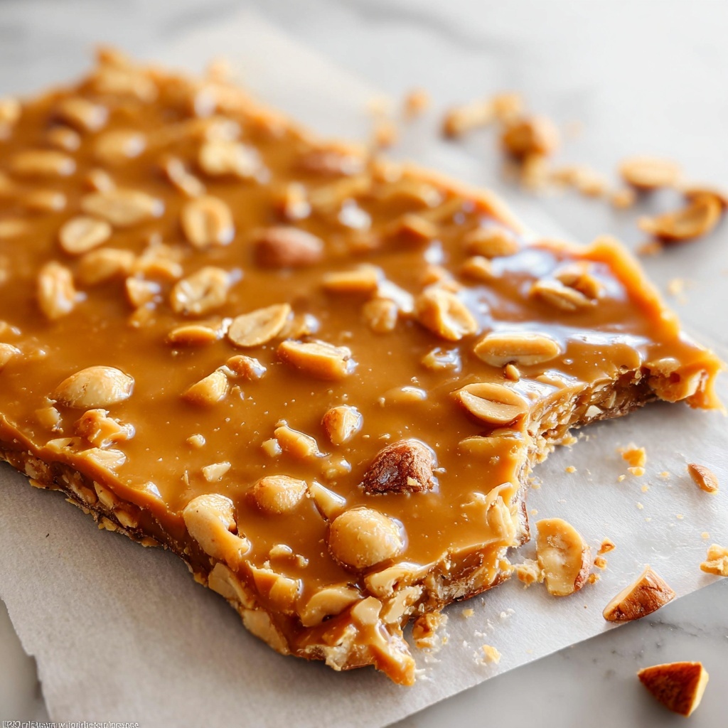 Homemade Peanut Brittle Recipe - Recipe Image