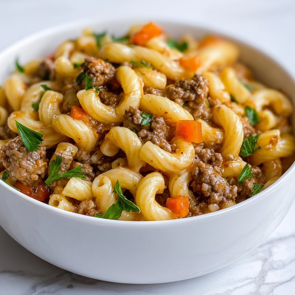 Cheeseburger Pasta Recipe - Recipe Image