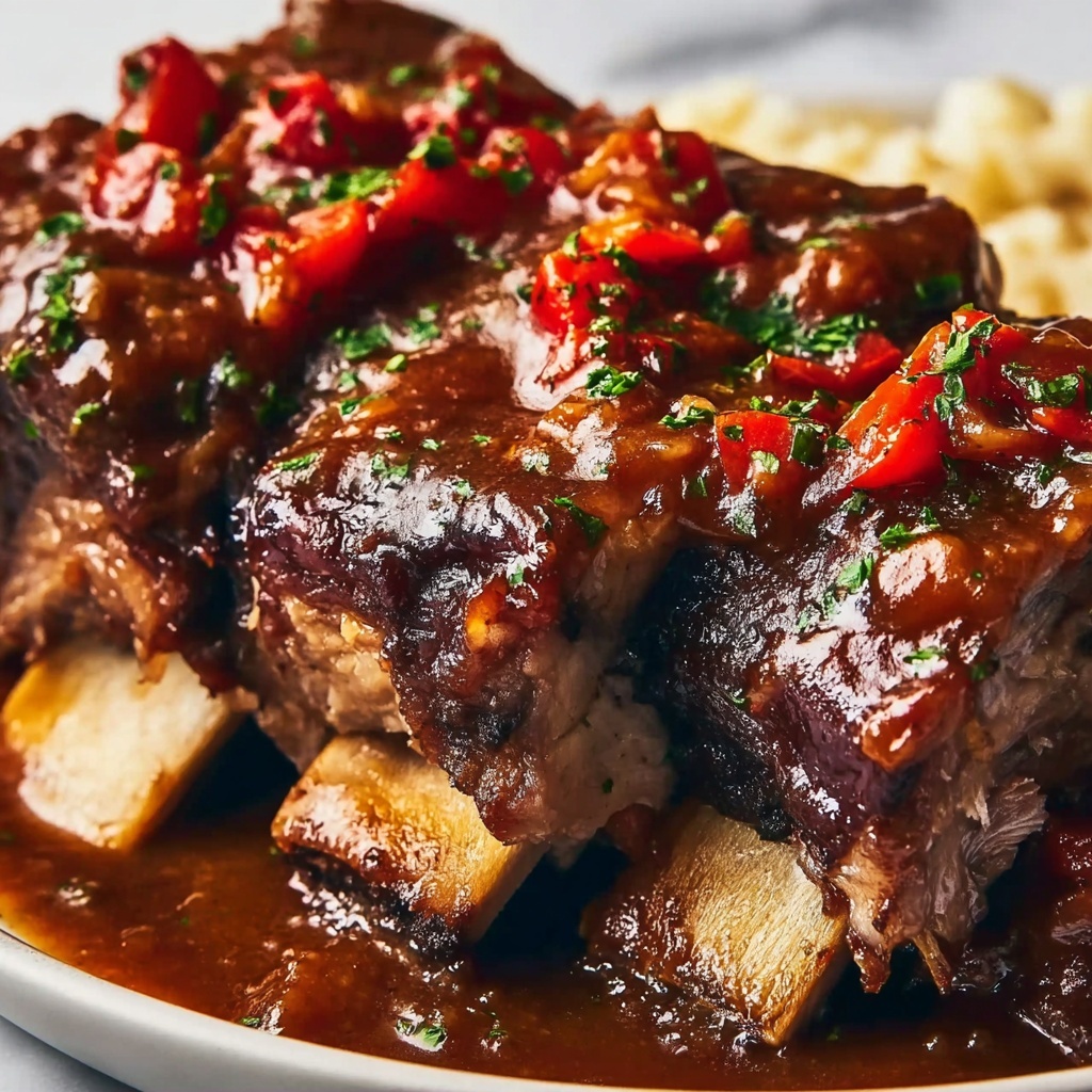 Savory Slow Cooker Short Ribs That Melt in Your Mouth Recipe - Recipe Image