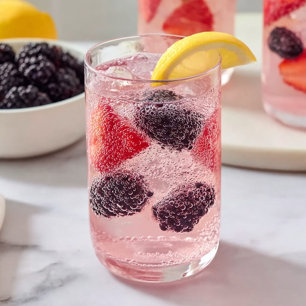 Strawberry Sparkler Mocktail Recipe - Recipe Image