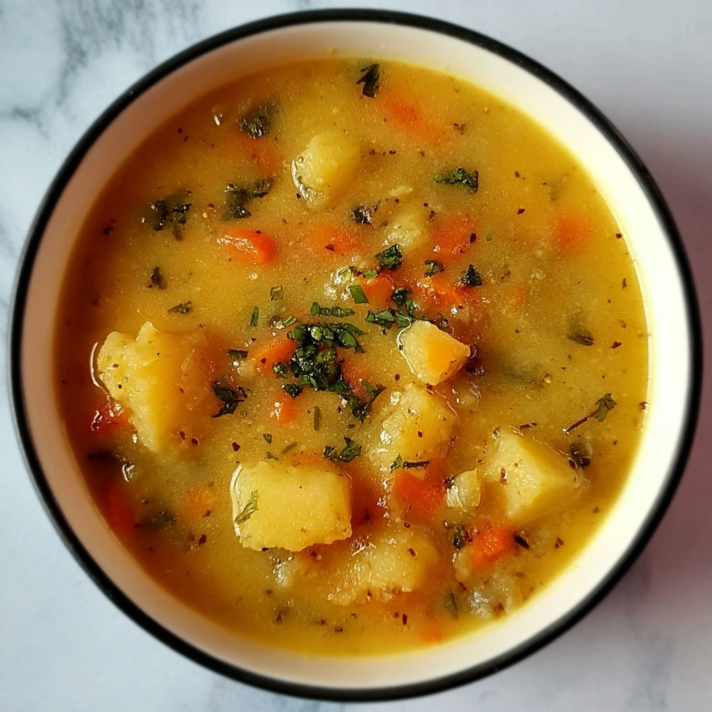 Vegan German Potato Soup Recipe - Recipe Image