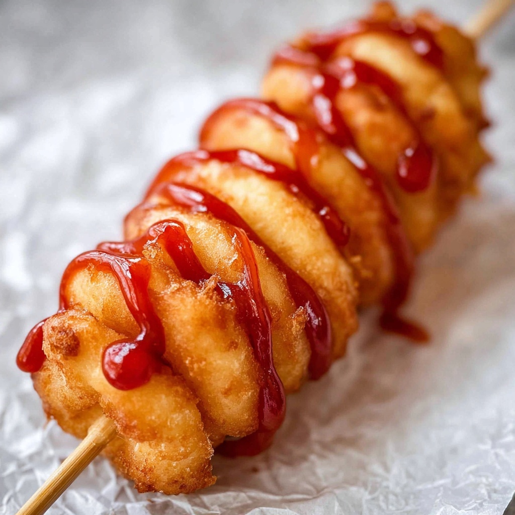 Korean Corndogs with Spicy Korean Ketchup Recipe - Recipe Image
