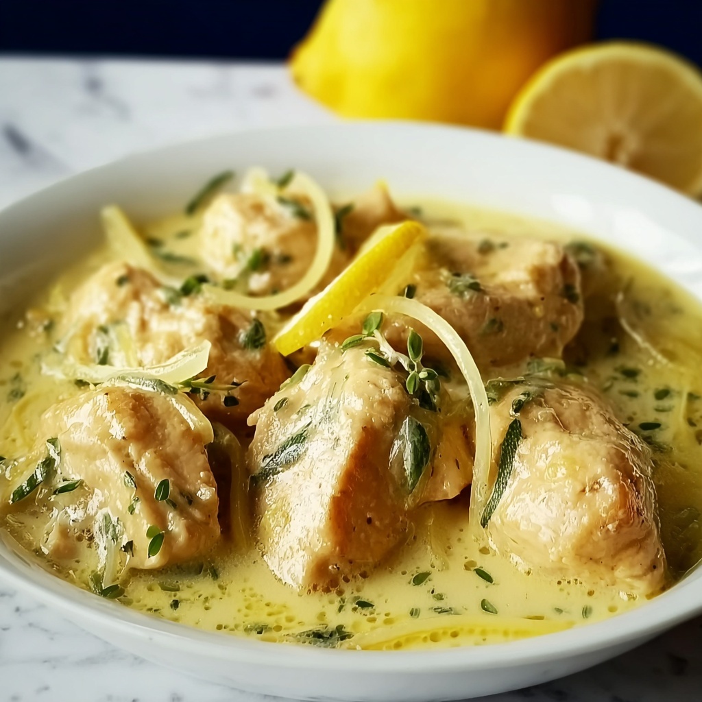 Garlic Butter Chicken Scampi with Lemon Recipe - Recipe Image