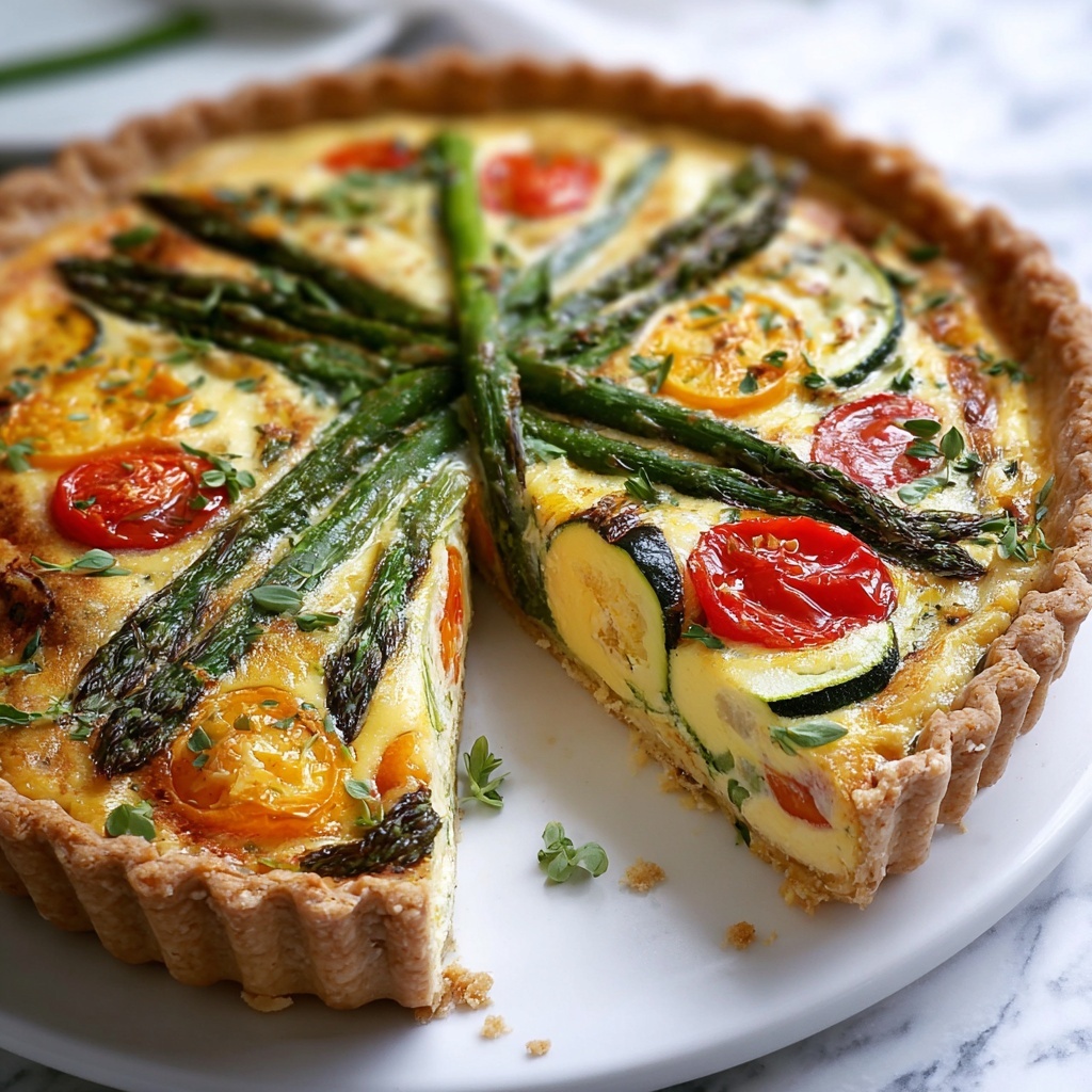 Spring Vegetable Quiche Recipe - Recipe Image