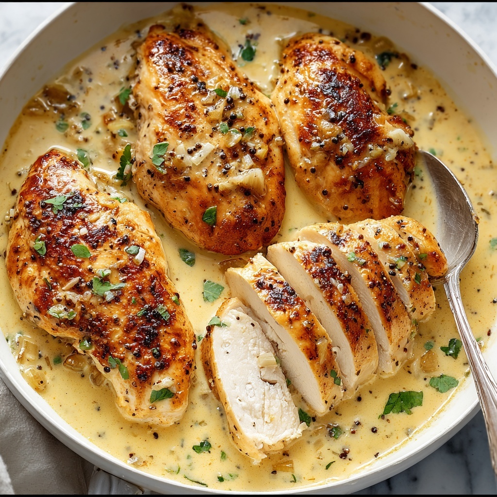 Creamy Garlic Chicken Recipe - Recipe Image