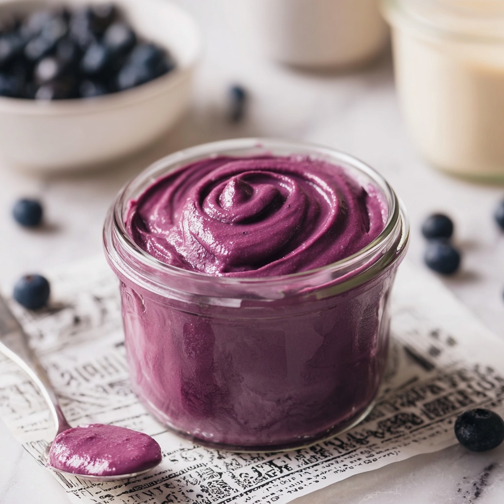 Vegan Blueberry Lemon Curd Recipe - Recipe Image
