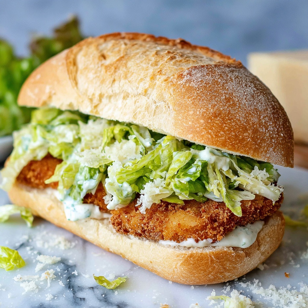 Crispy Chicken Caesar Sandwich Recipe - Recipe Image