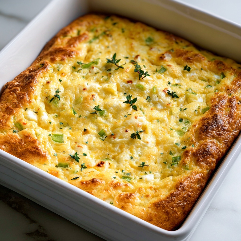 Easy Zucchini Cornbread Casserole Recipe - Recipe Image